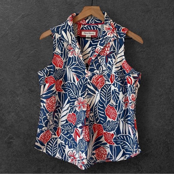Tommy Bahama Nova Wave Coco Bay Sleeveless Top Size S - Picture 2 of 11